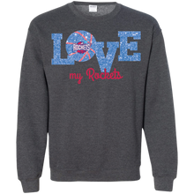 Load image into Gallery viewer, Glitter Love For Houston Rockets Fans Sweatshirt