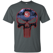 Load image into Gallery viewer, Atlanta Hawks Basketball The Punisher Skull T - Shirt For Men