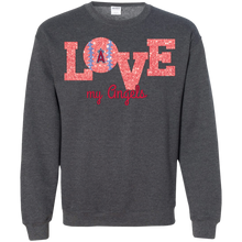 Load image into Gallery viewer, Glitter Love For Los Angeles Angels Fans Sweatshirt