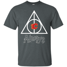 Load image into Gallery viewer, Deathly Hallows For Calgary Flames And Harry Potter Fans T - Shirt For Men