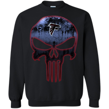 Load image into Gallery viewer, Atlanta Falcons Football The Punisher Skull Sweatshirt