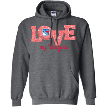 Load image into Gallery viewer, Glitter Love For New York Rangers Fans Hoodie Shirt