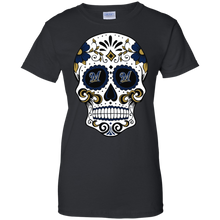 Load image into Gallery viewer, Milwaukee Brewers Sugar Skull T-Shirt For Women