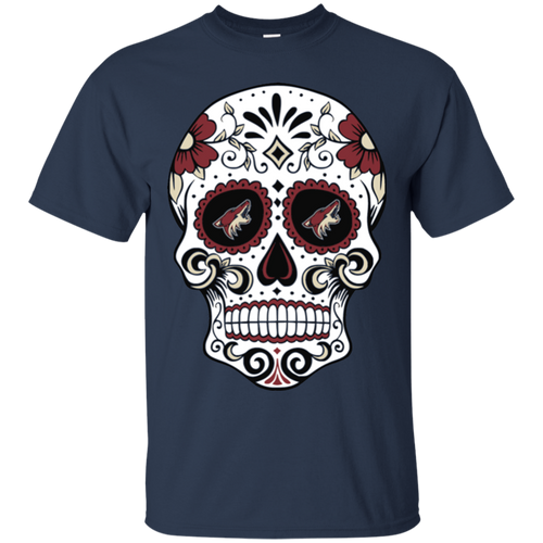 Arizona Coyotes Sugar Skull T - Shirt For Men