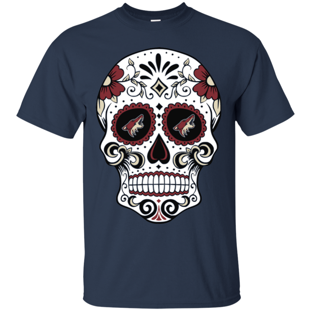 Arizona Coyotes Sugar Skull T - Shirt For Men