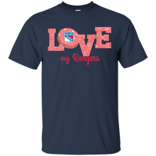 Load image into Gallery viewer, Glitter Love For New York Rangers Fans T - Shirt For Men