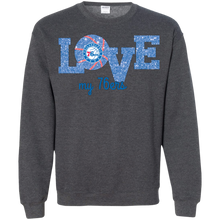 Load image into Gallery viewer, Glitter Love For Philadelphia 76ers Fans Sweatshirt