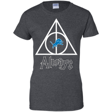 Load image into Gallery viewer, Deathly Hallows For Detroit Lions And Harry Potter Fans T-Shirt For Women
