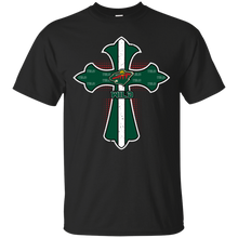 Load image into Gallery viewer, Cross Shirt For Jesus And Minnesota Wild Fans T - Shirt For Men