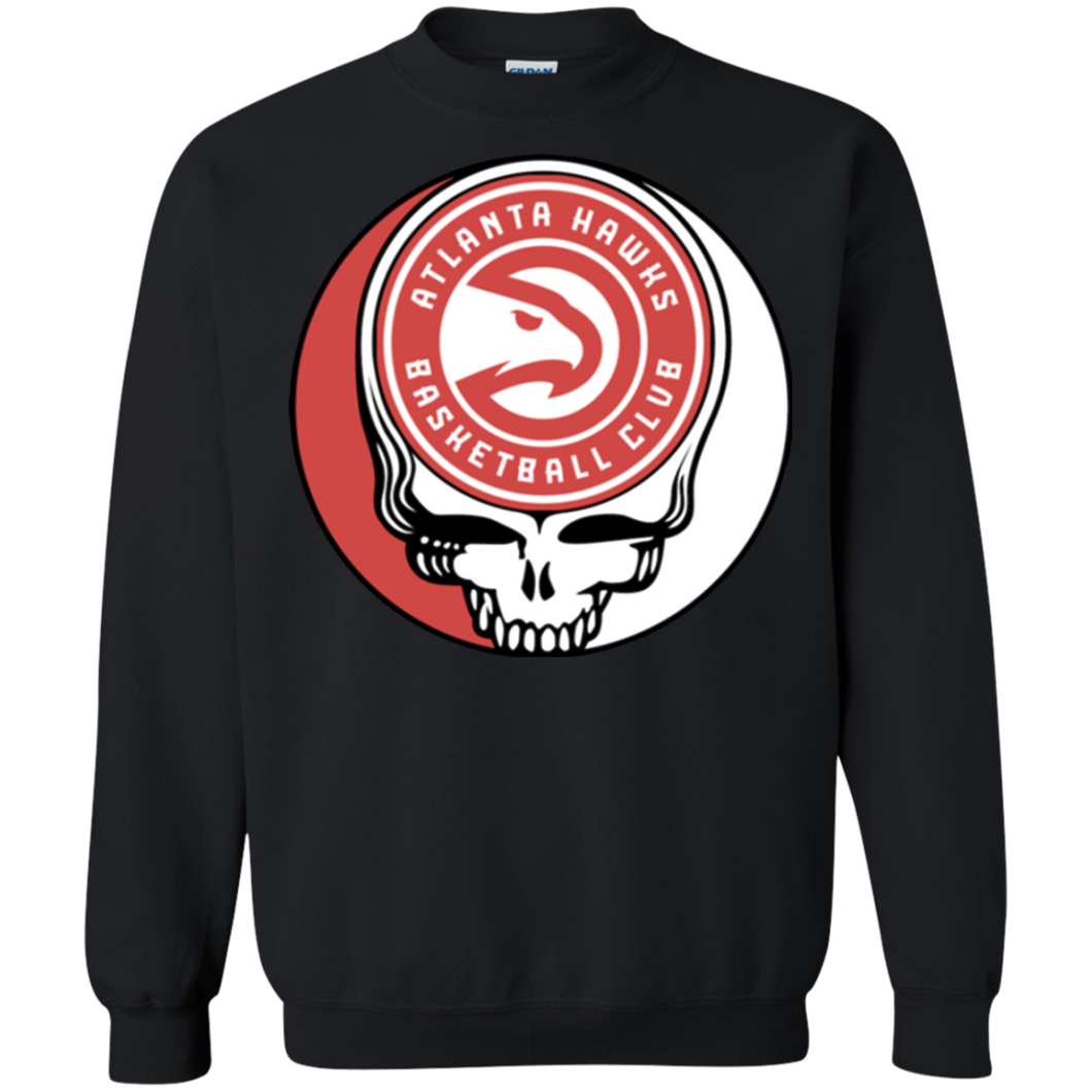 Atlanta Hawks Basketball Grateful Dead Steal Your Face Sweatshirt