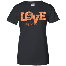 Load image into Gallery viewer, Glitter Love For Phoenix Suns Fans T-Shirt For Women