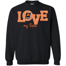 Load image into Gallery viewer, Glitter Love For Phoenix Suns Fans Sweatshirt