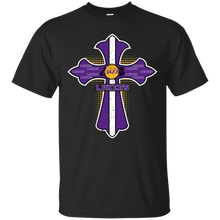 Load image into Gallery viewer, Cross Shirt For Jesus And Los Angeles Lakers Fans T - Shirt For Men