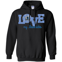 Load image into Gallery viewer, Glitter Love For Dallas Mavericks Fans Hoodie Shirt