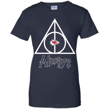 Load image into Gallery viewer, Deathly Hallows For Kansas City Chiefs And Harry Potter Fans T-Shirt For Women