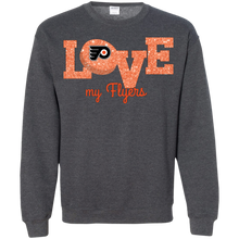 Load image into Gallery viewer, Glitter Love For Philadelphia Flyers Fans Sweatshirt