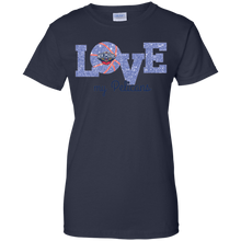 Load image into Gallery viewer, Glitter Love For New Orleans Pelicans Fans T-Shirt For Women