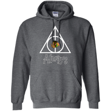 Load image into Gallery viewer, Deathly Hallows For Chicago Blackhawks And Harry Potter Fans Hoodie Shirt