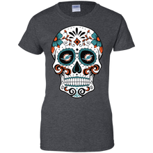 Load image into Gallery viewer, Miami Dolphins Sugar Skull T-Shirt For Women