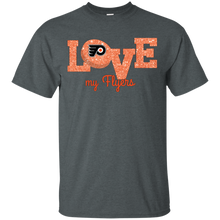 Load image into Gallery viewer, Glitter Love For Philadelphia Flyers Fans T - Shirt For Men