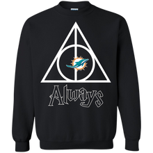 Load image into Gallery viewer, Deathly Hallows For Miami Dolphins And Harry Potter Fans Sweatshirt
