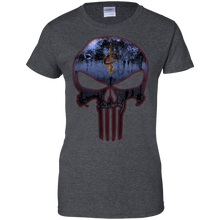 Load image into Gallery viewer, Cleveland Cavaliers Basketball The Punisher Skull T-Shirt For Women