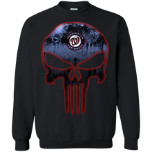 Load image into Gallery viewer, Washington Nationals Baseball The Punisher Skull Sweatshirt