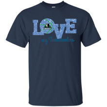 Load image into Gallery viewer, Glitter Love For Minnesota Timberwolves Fans T - Shirt For Men