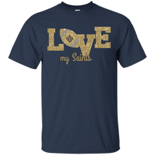 Load image into Gallery viewer, Glitter Love For New Orleans Saints Fans T - Shirt For Men