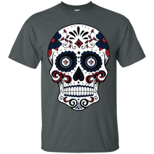 Load image into Gallery viewer, Winnipeg Jets Sugar Skull T - Shirt For Men