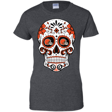 Load image into Gallery viewer, Cleveland Browns Sugar Skull T-Shirt For Women