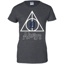Load image into Gallery viewer, Deathly Hallows For Detroit Tigers And Harry Potter Fans T-Shirt For Women