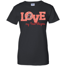 Load image into Gallery viewer, Glitter Love For Portland Trail Blazers Fans T-Shirt For Women