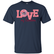 Load image into Gallery viewer, Glitter Love For Cleveland Cavaliers Fans T - Shirt For Men