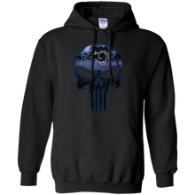 Load image into Gallery viewer, Los Angeles Rams Football The Punisher Skull Hoodie Shirt