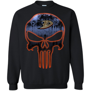 Anaheim Ducks Hockey The Punisher Skull Sweatshirt