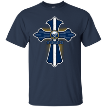 Load image into Gallery viewer, Cross Shirt For Jesus And Buffalo Sabres Fans T - Shirt For Men