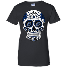 Load image into Gallery viewer, Tampa Bay Lightning Sugar Skull T-Shirt For Women