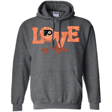 Load image into Gallery viewer, Glitter Love For Philadelphia Flyers Fans Hoodie Shirt