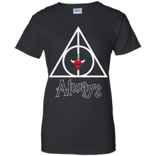 Load image into Gallery viewer, Deathly Hallows For Chicago Bulls And Harry Potter Fans T-Shirt For Women