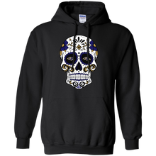 Load image into Gallery viewer, Baltimore Ravens Sugar Skull Hoodie Shirt