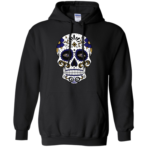 Baltimore Ravens Sugar Skull Hoodie Shirt