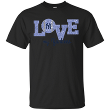 Load image into Gallery viewer, Glitter Love For New York Yankees Fans T - Shirt For Men
