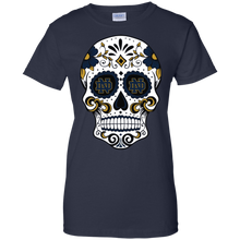 Load image into Gallery viewer, Notre Dame Fighting Irish Sugar Skull T-Shirt For Women