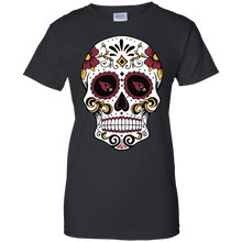 Load image into Gallery viewer, Arizona Cardinals Sugar Skull T-Shirt For Women