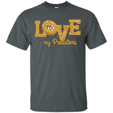 Load image into Gallery viewer, Glitter Love For Nashville Predators Fans T - Shirt For Men