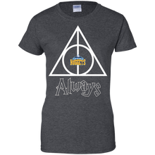 Load image into Gallery viewer, Deathly Hallows For Denver Nuggets And Harry Potter Fans T-Shirt For Women