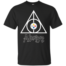 Load image into Gallery viewer, Deathly Hallows For Pittsburgh Steelers And Harry Potter Fans T - Shirt For Men
