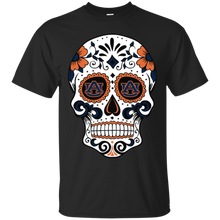 Load image into Gallery viewer, Auburn Tigers Sugar Skull T - Shirt For Men