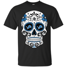 Load image into Gallery viewer, Detroit Lions Sugar Skull T - Shirt For Men